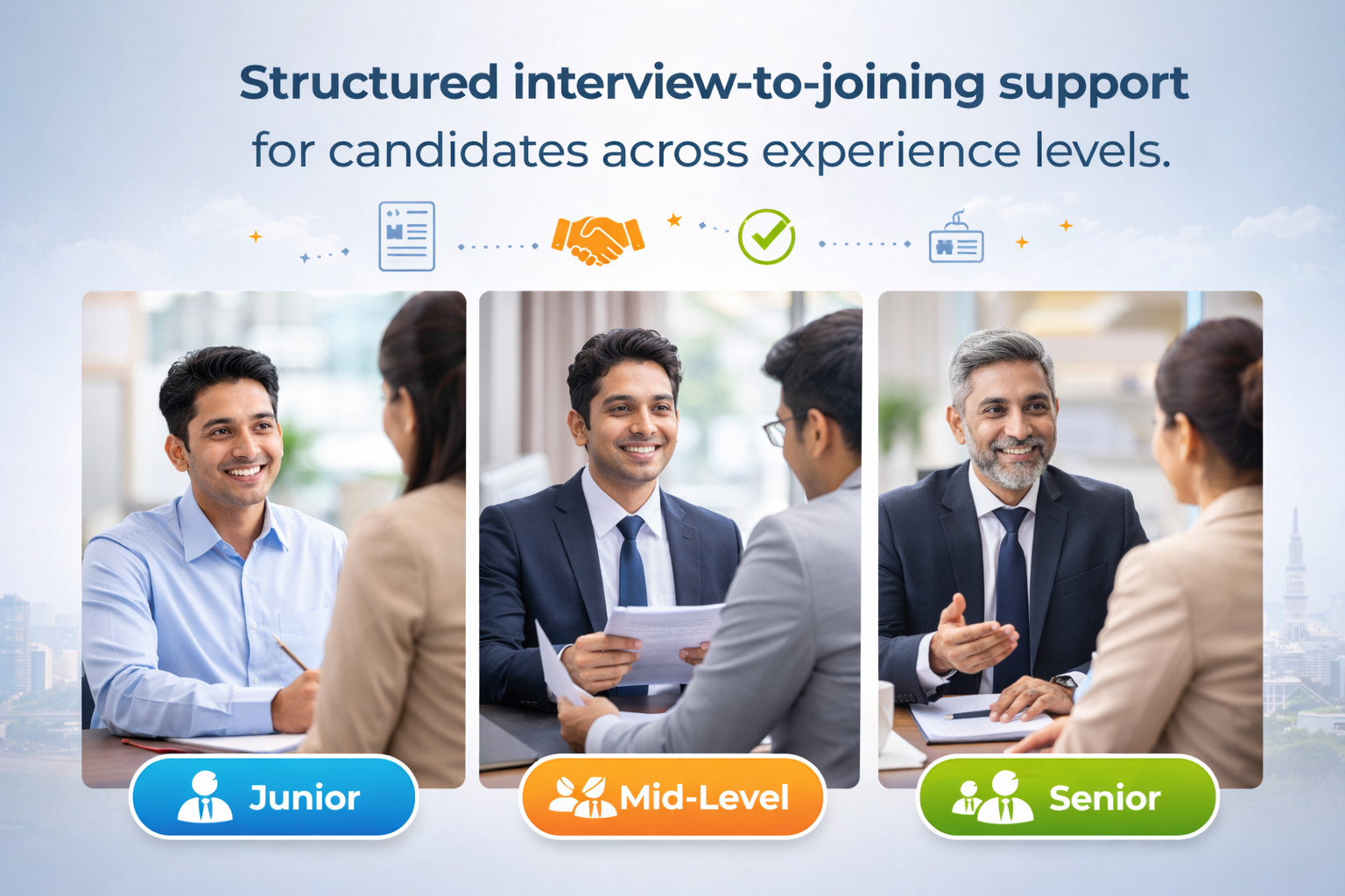 Dedicated teams for technology, operations, frontline, and leadership roles